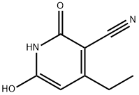 4-ethyl-2,6-dihydroxynicotinonitrile Struktur