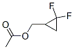 Cyclopropanemethanol, 2,2-difluoro-, acetate (9CI) Struktur