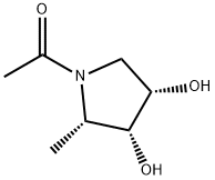 Xylofuranose, 4-acetamido-1,4,5-trideoxy-, L- (8CI) Struktur