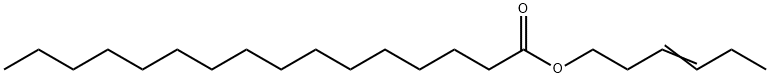 HEX-3-ENYLHEXADECANOATE Struktur