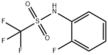 Methanesulfonamide,  1,1,1-trifluoro-N-(2-fluorophenyl)- Struktur