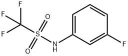 Methanesulfonamide,  1,1,1-trifluoro-N-(3-fluorophenyl)- Struktur