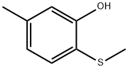 6-(Methylthio)-m-cresol Struktur