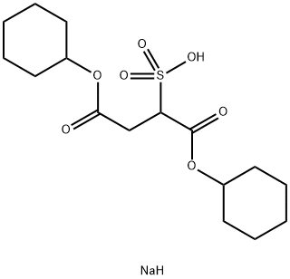 DICYCLOHEXYL SULFOSUCCINATE SODIUM SALT Struktur