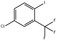 5-CHLORO-2-IODOBENZOTRIFLUORIDE Struktur