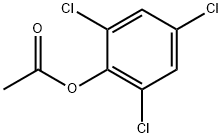 2,4,6-TRICHLOROPHENOL ACETATE Struktur