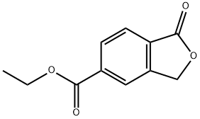 ethyl 1,3-dihydro-1-oxoisobenzofuran-5-carboxylate  Struktur