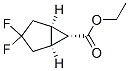 Bicyclo[3.1.0]hexane-6-carboxylic acid, 3,3-difluoro-, ethyl ester, (1-alpha-,5-alpha-,6-alpha-)- (9CI) Struktur