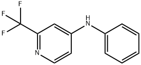 N-Phenyl-2-(trifluoromethyl)pyridin-4-amine Struktur