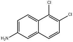 5,6-Dichloro-2-naphtylamine Struktur