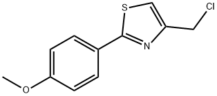 4-(CHLOROMETHYL)-2-(4-METHOXYPHENYL)-1,3-THIAZOLE HYDROCHLORIDE Struktur