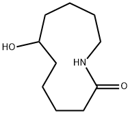 7-Hydroxy-1-azacycloundecan-2-one Struktur