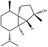 (1R,4S,5R,6R,7S,10R)-4,10-Dimethyl-7-isopropyltricyclo[4.4.0.01,5]decane-4-ol Struktur