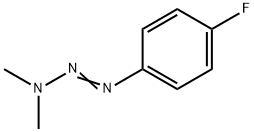 1-(p-Fluorophenyl)-3,3-dimethyltriazene Struktur