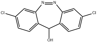 3,8-Dichloro-11H-dibenzo[c,f][1,2]diazepin-11-ol Struktur