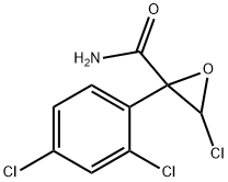 3-Chloro-2-(2,4-dichlorophenyl)oxirane-2-carboxamide Struktur