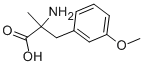 ALPHA-METHYL-M-METHOXY-DL-PHENYLALANINE Struktur