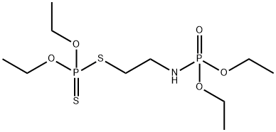 Dithiophosphoric acid O,O-diethyl S-[2-(diethoxyphosphinylamino)ethyl] ester Struktur