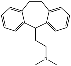 10,11-Dihydro-N,N-dimethyl-5H-dibenzo[a,d]cycloheptene-5-ethanamine Struktur