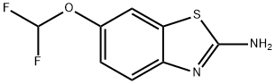 2-Benzothiazolamine,6-(difluoromethoxy)-(9CI) Struktur