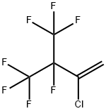 2-CHLORO-3,4,4,4-TETRAFLUORO-3-TRIFLUOROMETHYL-1-BUTENE Struktur