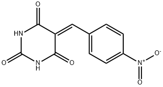 5-[(4-nitrophenyl)methylidene]-1,3-diazinane-2,4,6-trione Struktur