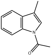 3-Methyl-1-acetyl-1H-indole Struktur