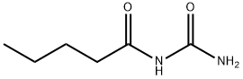 N-(Aminocarbonyl)valeramide Struktur