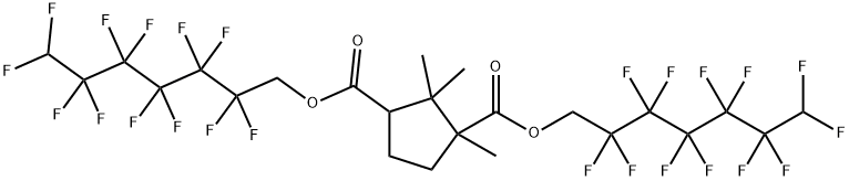 BIS(1H,1H,7H-PERFLUOROHEPTYL)DICAMPHORATE Struktur