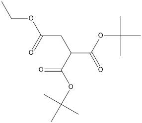 TERT-BUTYL ETHYL 2-[(TERT-BUTYL)OXYCARBONYL]BUTANE-1,4-DIOATE Struktur