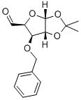 3-O-BENZYL-1,2-O-ISOPROPYLIDENE-ALPHA-D-XYLO-PENTODIALDO-1,4-FURANOSE Struktur