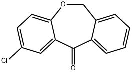 2-chlorodibenz[b,e]oxepin-11(6H)-one Struktur