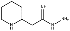 2-Piperidineacetimidic  acid,  hydrazide  (8CI) Struktur