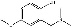 2-[(Dimethylamino)methyl]-4-methoxyphenol Struktur