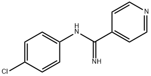 N-(p-Chlorophenyl)isonicotinamidine Struktur