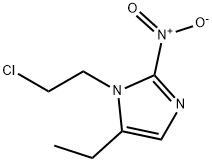 1-(2-Chloroethyl)-5-ethyl-2-nitro-1H-imidazole Struktur