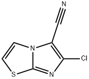 6-CHLOROIMIDAZO[2,1-B][1,3]THIAZOLE-5-CARBONITRILE Struktur