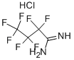 Heptafluorobutyrylamidine HCl Struktur