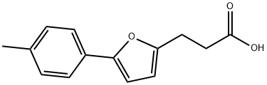 3-(5-P-TOLYL-FURAN-2-YL)-PROPIONIC ACID Struktur