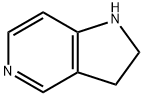 1H-Pyrrolo[3,2-c]pyridine,2,3-dihydro-(8CI,9CI) Struktur