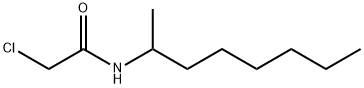 2-CHLORO-N-(1-METHYLHEPTYL)ACETAMIDE Struktur