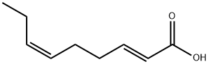 (2E,6Z)-2,6-Nonadienoic acid Struktur