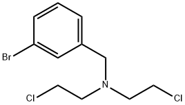 N,N-Bis(2-chloroethyl)-m-bromobenzylamine Struktur