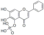 baicalein phosphate Struktur