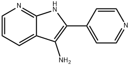 2-(4-Pyridyl)-1H-pyrrolo[2,3-b]pyridin-3-amine Struktur