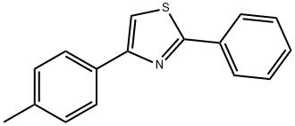 4-(4-METHYLPHENYL)-2-PHENYL-1,3-THIAZOLE Struktur