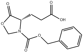 (S)-(+)-3-(BENZYLOXYCARBONYL)-5-OXO-4-OXAZOLIDINEPROPIONIC ACID Struktur