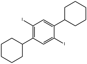 1,4-二環(huán)己基-2,5-二碘苯, 236407-24-2, 結(jié)構(gòu)式