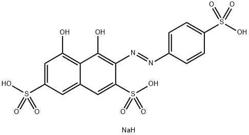 Trinatrium-4,5-dihydroxy-3-(4-sulfonatophenylazo)naphthalin-2,7-disulfonat