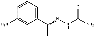 1-[1-(3-Aminophenyl)ethylidene]semicarbazide Struktur